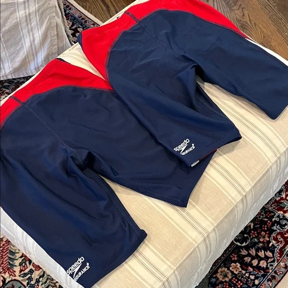 Speedo size 26 Navy and Red Swim Jammer great condition - Picture 7 of 9
